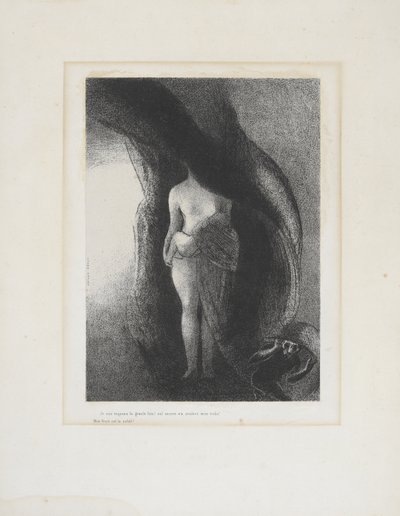I am always the great Isis! by Odilon Redon