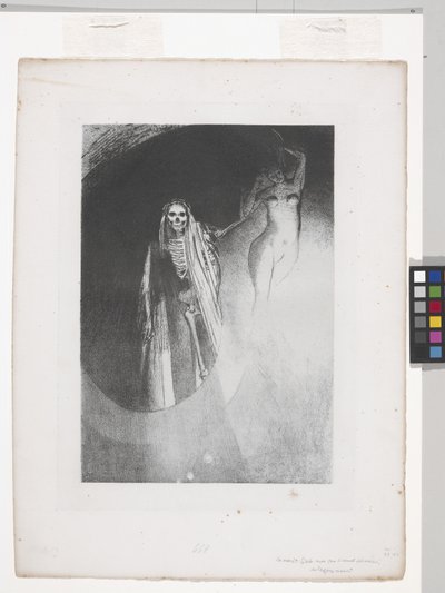 Death: It Is I Who Make You Serious by Odilon Redon