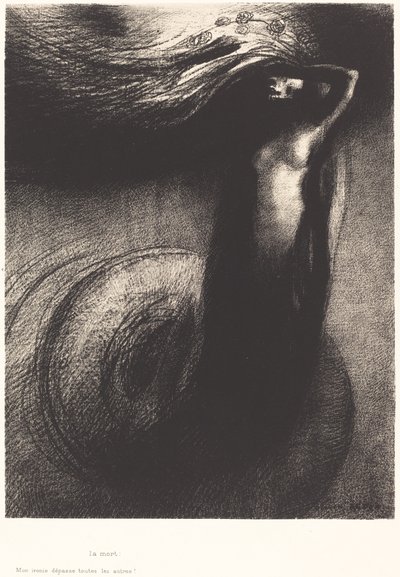 Death: My Irony Surpasses All Others! by Odilon Redon