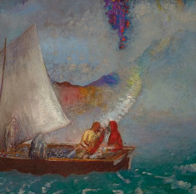 The Gray Sail, c. 1900-1904 by Odilon Redon