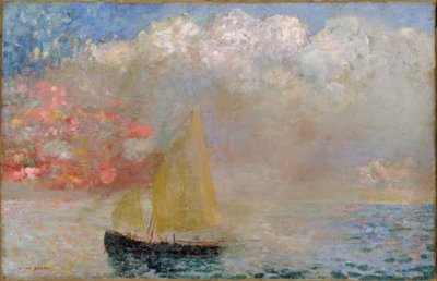 The Sailboat by Odilon Redon