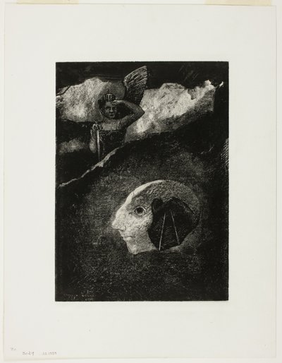 Limbo, plate four from In Dreams by Odilon Redon