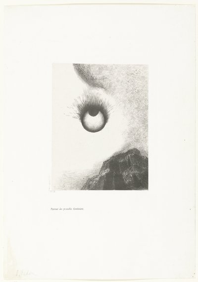 Flaming Eyes Everywhere (Temptation of Saint Anthony) by Odilon Redon