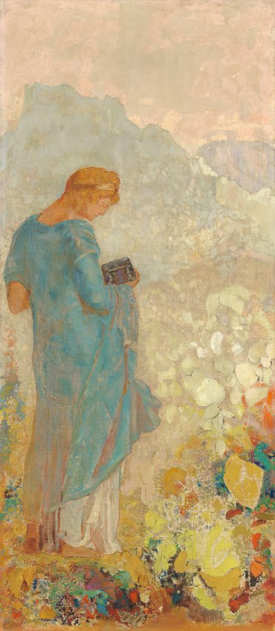 Pandora by Odilon Redon