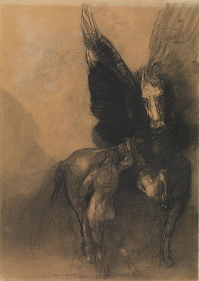 Pegasus and Bellerophon by Odilon Redon