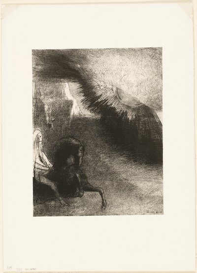 Pilgrim of the Sublunary World, plate 5 of 6 by Odilon Redon