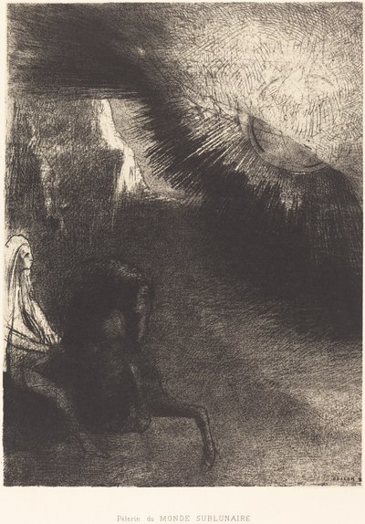 Pilgrim of the Sublunary World by Odilon Redon