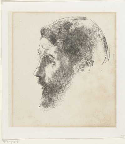 Portrait of Pierre Bonnard by Odilon Redon