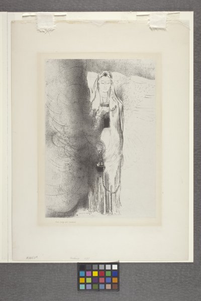 Then the Angel Took the Censer by Odilon Redon