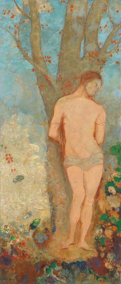 Saint Sebastian by Odilon Redon