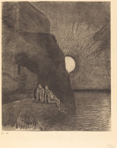 Ceaselessly by My Side the Demon Stirs by Odilon Redon
