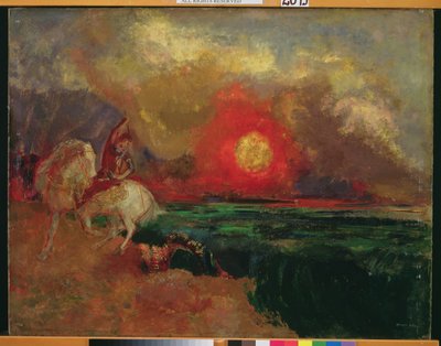 St George and the Dragon by Odilon Redon