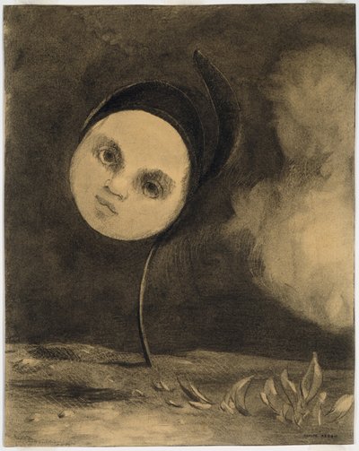 Strange Flower (Little Sister of the Poor) by Odilon Redon