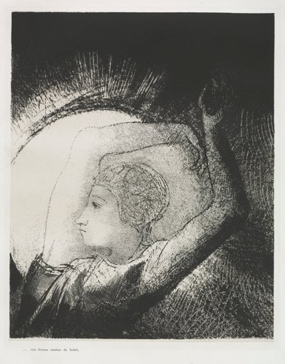 The Apocalypse of Saint John: A Woman Clothed with the Sun by Odilon Redon