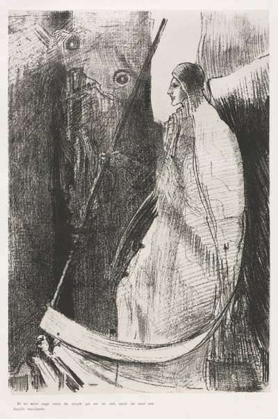 The Apocalypse of Saint John: And Another Angel Came Out of the Temple by Odilon Redon