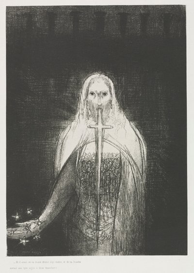 The Apocalypse of Saint John: And He Had in His Right Hand Seven Stars by Odilon Redon