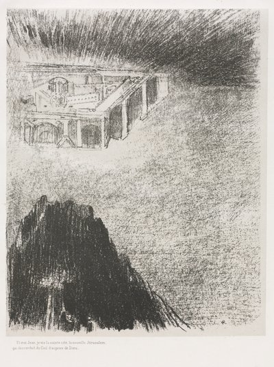 The Apocalypse of Saint John: And I, John, Saw the Holy City, New Jerusalem, 1899 by Odilon Redon