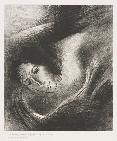 The Apocalypse of Saint John: And the Devil That Deceived Them Was Cast into the Lake, 1899 by Odilon Redon