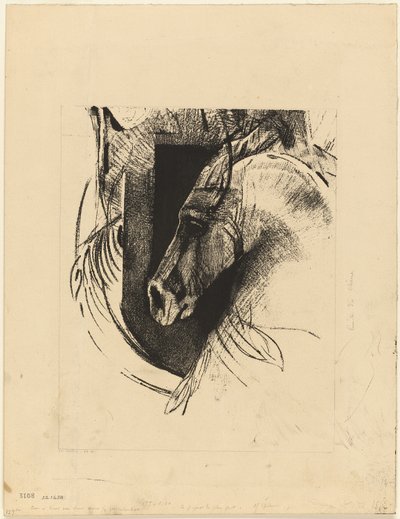 The Charger by Odilon Redon