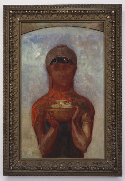The Cup of Mystery, or Sibyl by Odilon Redon
