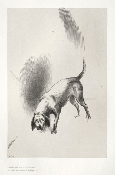 The Haunted House: He Kept His Eyes Fixed on Me with a Look so Strange by Odilon Redon