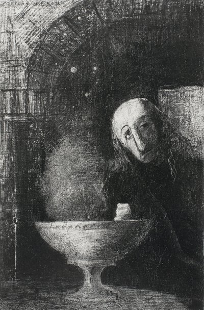 The Infinite Search, from Night, 1886 by Odilon Redon