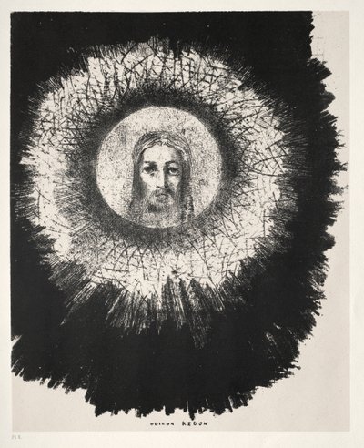 The Temptation of Saint Anthony First Series: And In the Very Disk of the Sun Shines... by Odilon Redon
