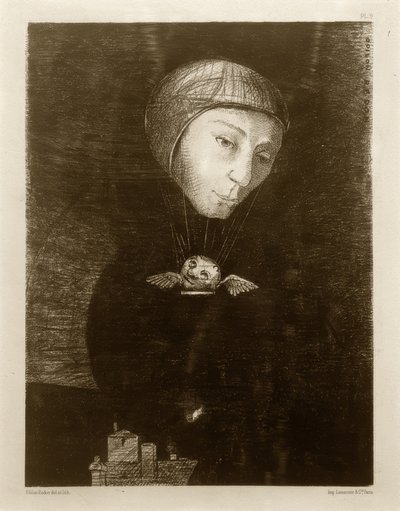 Sad Climb by Odilon Redon