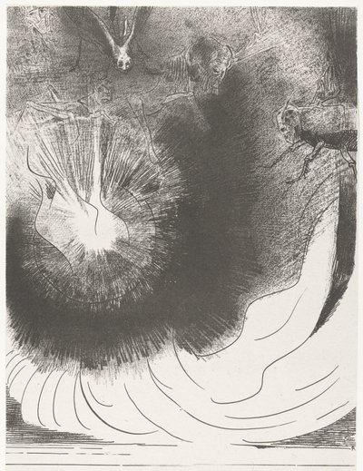 A Great Star Fell from Heaven by Odilon Redon