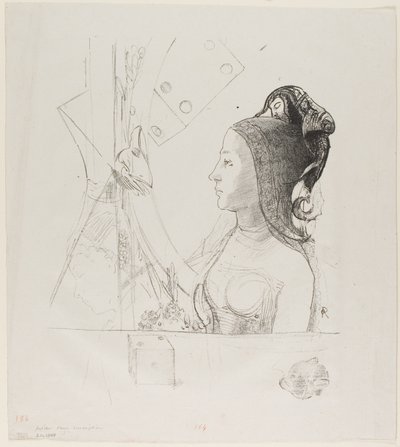 Untitled Trial Lithograph by Odilon Redon