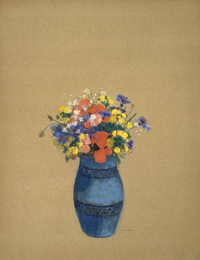 Vase of Flowers by Odilon Redon