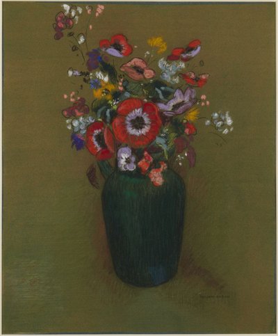 Vase of Flowers by Odilon Redon