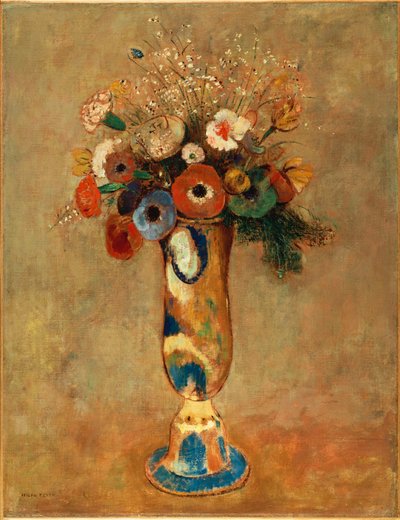 Vase of Flowers by Odilon Redon