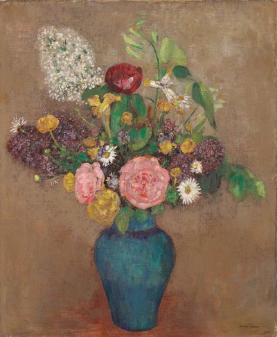 Vase with Flowers by Odilon Redon