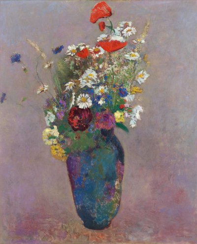 Vision: Vase of Flowers by Odilon Redon