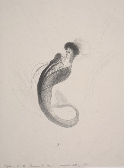 Woman Wearing a Toque and a Mermaid