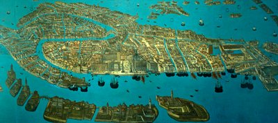Plan of Venice by Odoardo Fialetti