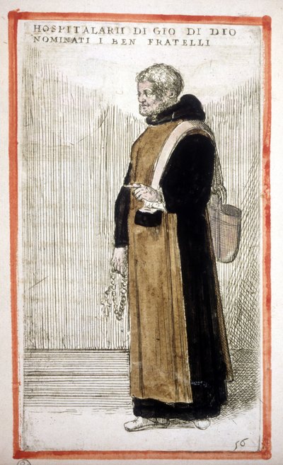 Religious Order: the Hospital Brothers of Saint John of God by Odoardo Fialetti