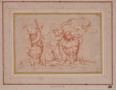 Tritons and Putti by Odoardo Fialetti