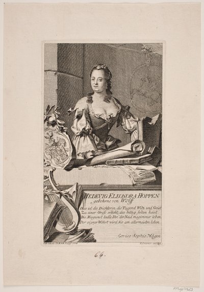 Hedvig Eleonora Hoppe by Odvardt Helmoldt de Lode