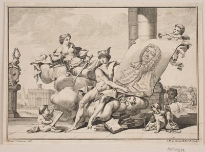 Peder Lasson. Allegorical Surroundings by Odvardt Helmoldt de Lode