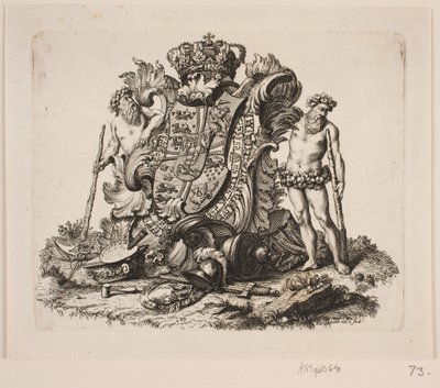 The Danish Royal Coat of Arms by Odvardt Helmoldt de Lode