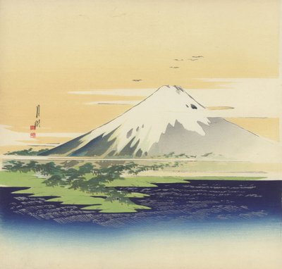 Fuji from the Beach at Mio by Ogata Gekko