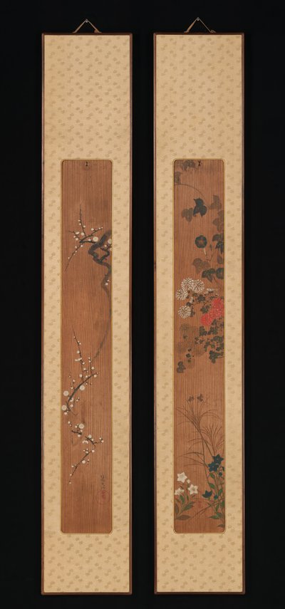 Flowers of Spring and Autumn by Ogata Korin