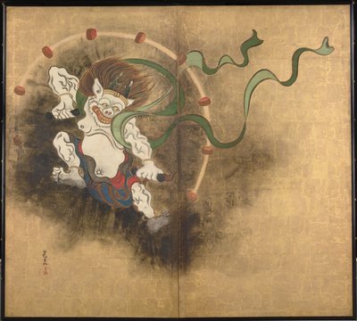 The Thunder God by Ogata Korin