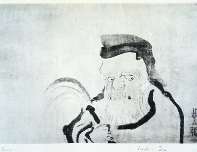 Portrait of old man by Ogata Korin