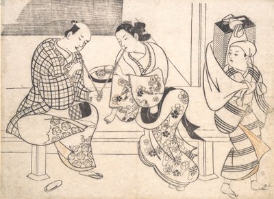 Amorous Couple by Okumura Masanobu