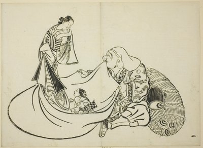 Daikoku revealing the contents of Hotei