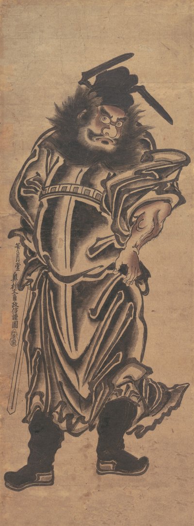 Shoki, the Demon-Queller, early 18th century by Okumura Masanobu