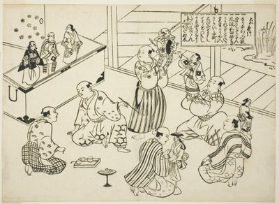 The Dressing Room of a Puppet Theater, the Table of Contents from the series 